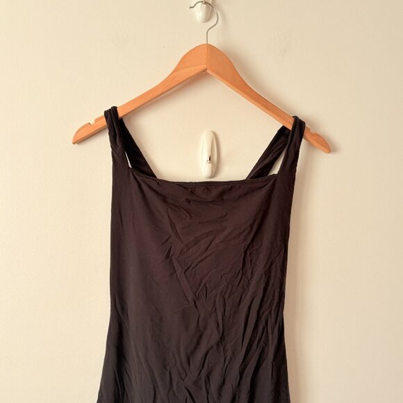 SKIMS Fits Everybody Jumpsuit Catsuit Buttery Soft Onesie Black Size Small - Picture 5 of 7